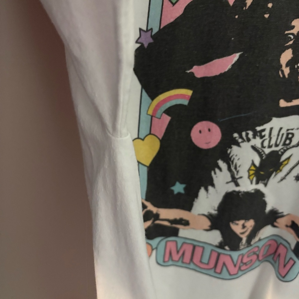Mustard Yard Press | ST Inspired Pastel 80’s Eddie Stranger Munson Shirt Large - Picture 6 of 9